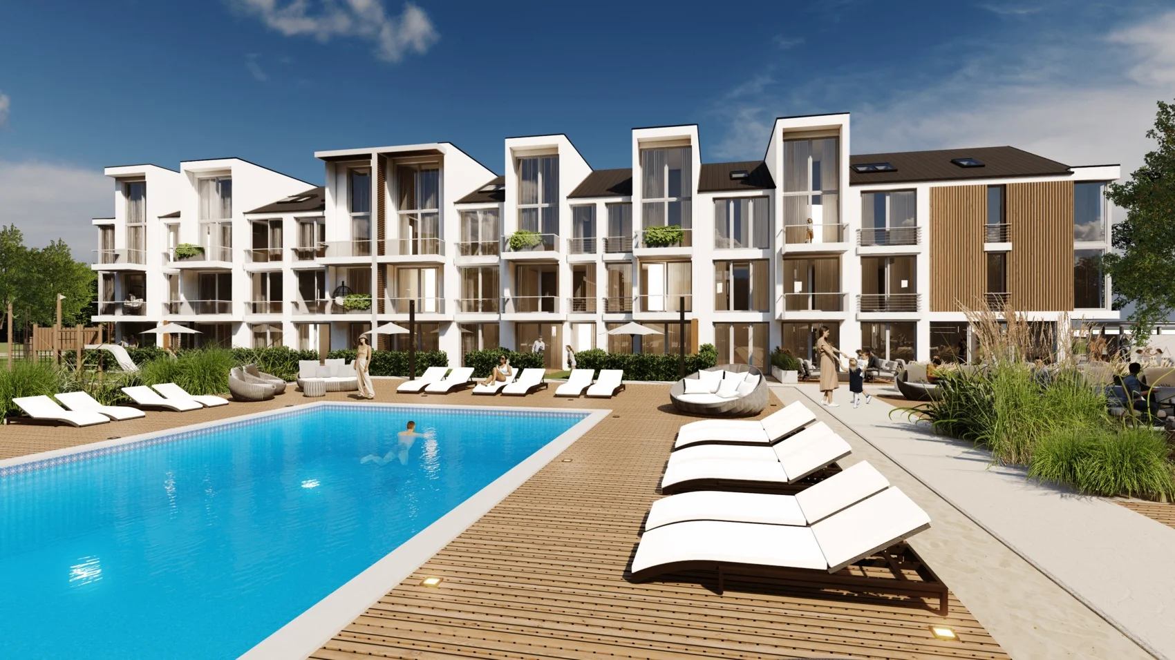 Podgrzewany basen w GEA Sea & Resort