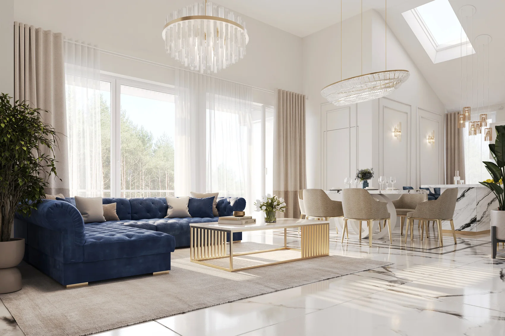 GEA Sea & Resort - eleganckie wnętrze apartamentu