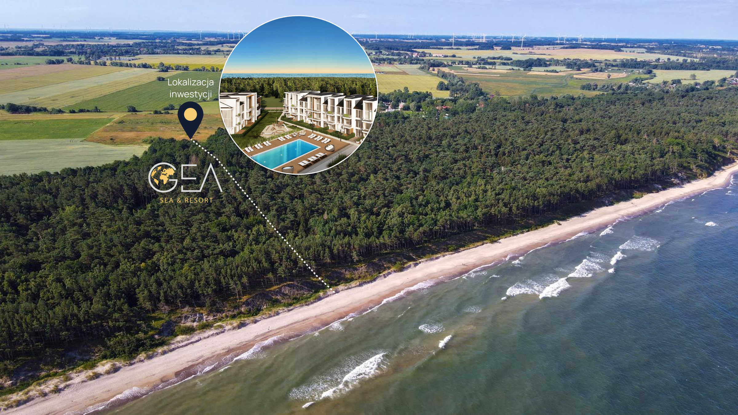GEA Sea & Resort - widok z lotu ptaka
